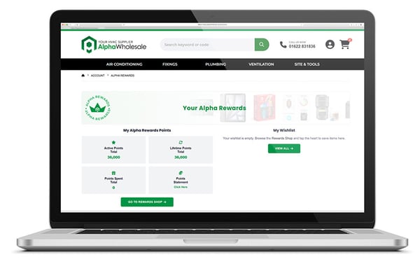 Alpha Rewards Dashboard