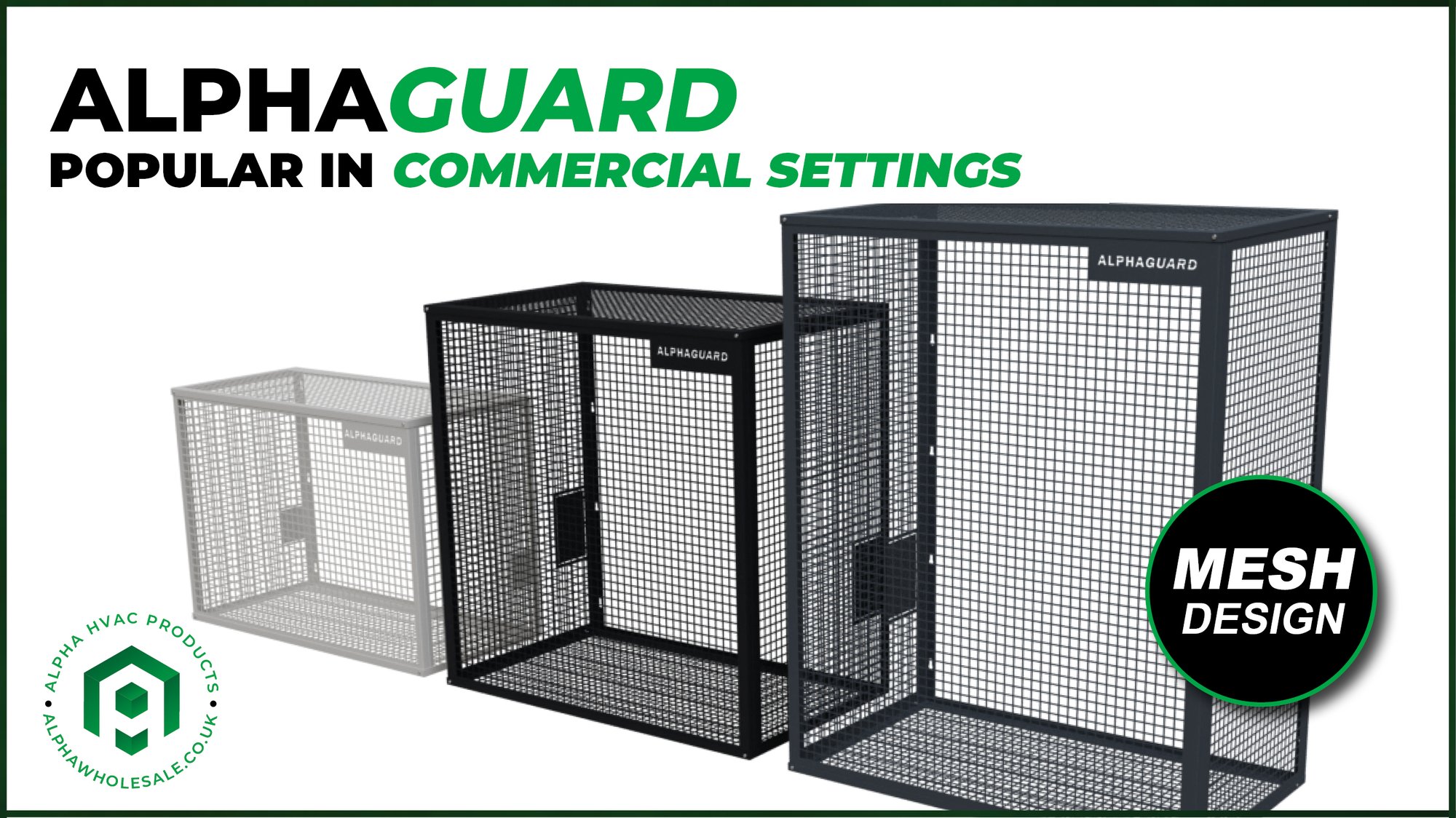 AlphaGuard condensing unit cage from Alpha Wholesale