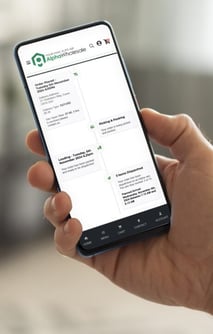 Alpha delivery tracking on mobile