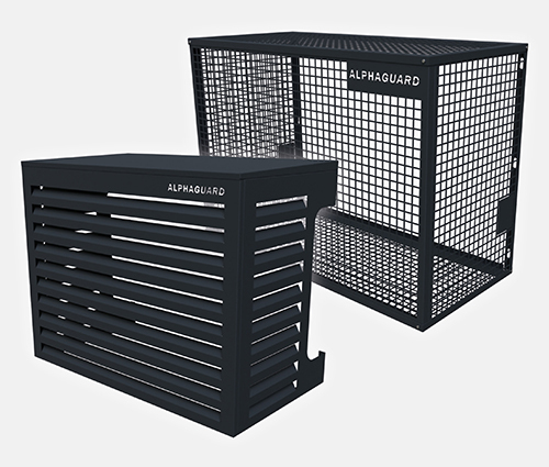 Condenser guard cages for AC installation