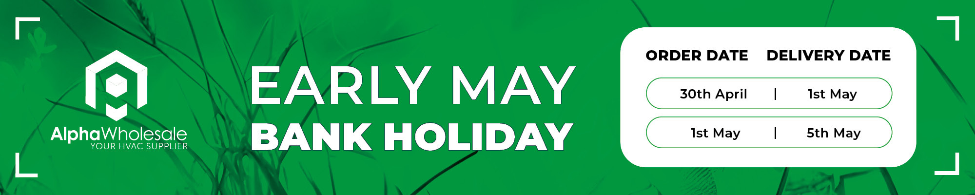 Early May bank hol 2026